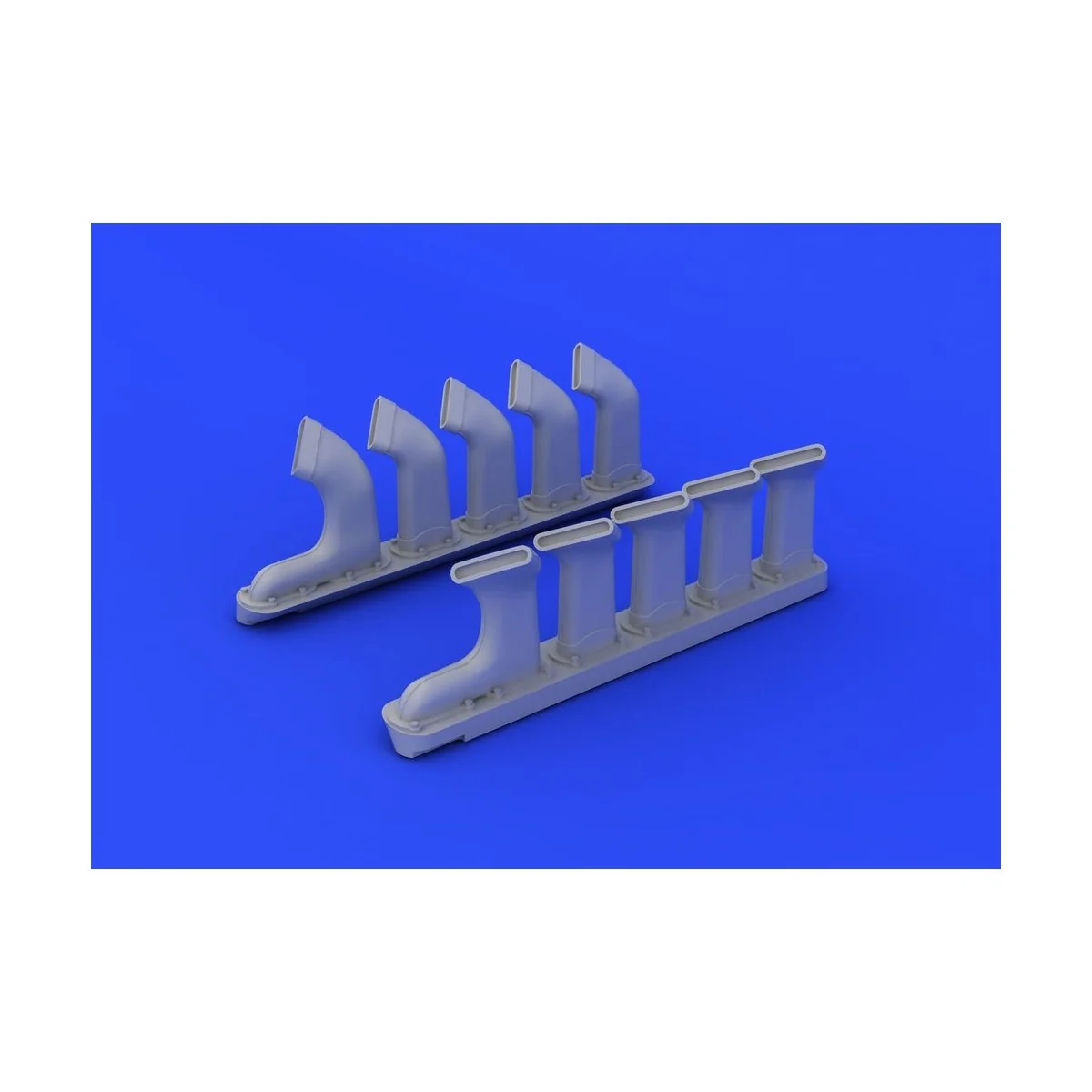 Mosquito Mk.VI exhaust stacks f.Tamiya, 1/32 - Eduard Accessories 6...