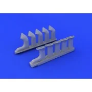 Mosquito Mk.VI exhaust stacks f.Tamiya - Eduard Accessories 632066