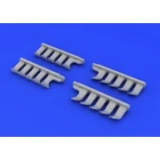 Mosquito Mk.VI exhaust stacks f.Tamiya, 1/32 - Eduard Accessories 6...