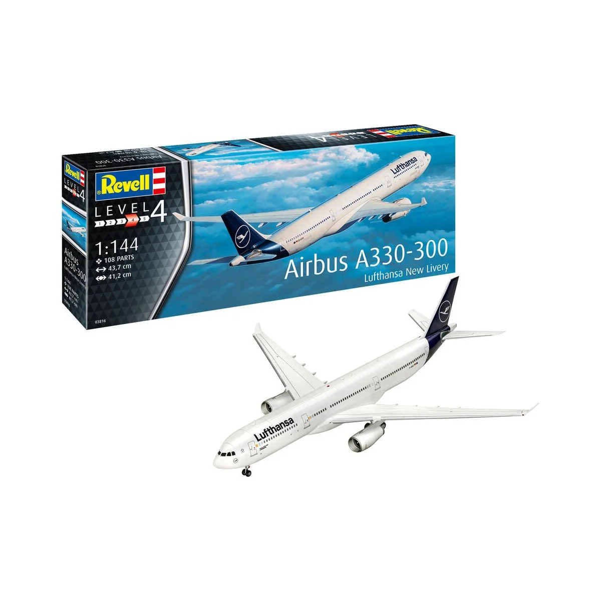 Airbus A330-300 - Lufthansa "New Livery, 1/144 - Revell 3816