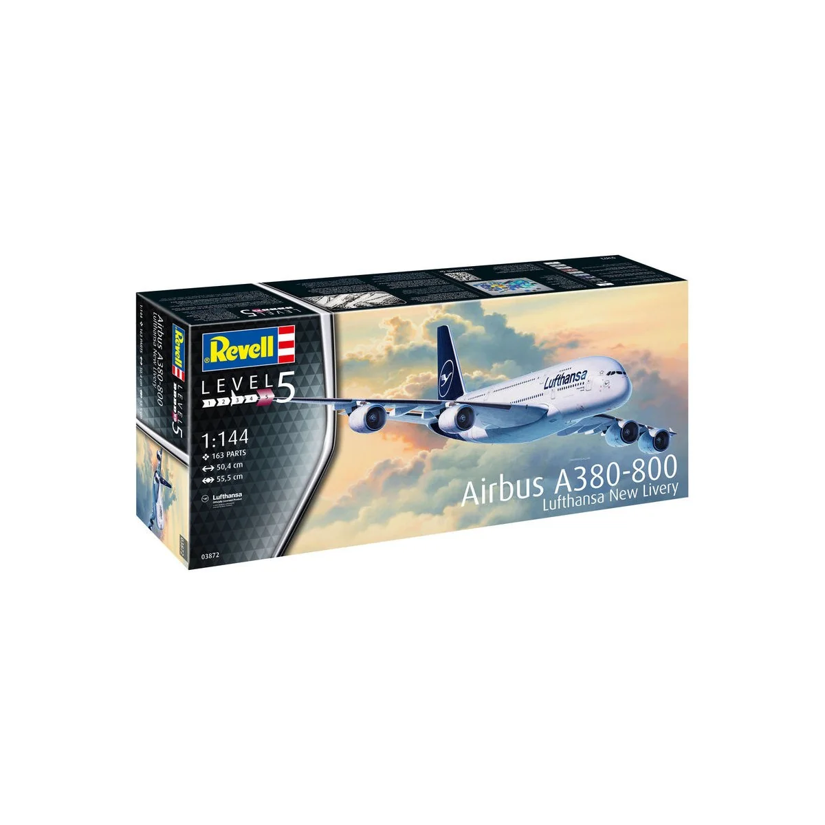 Airbus A380-800 Lufthansa New Li, 1/144 - Revell 03872