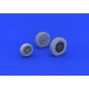 P-39 wheels late for KittyHawk - Eduard Accessories 632073