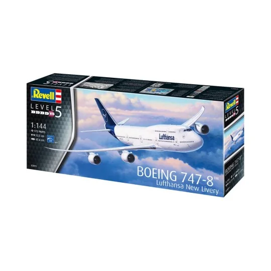 Boeing 747-8 Lufthansa"New Liver, 1/144 - Revell 03891