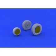 P-39 wheels late for KittyHawk, 1/32 - Eduard Accessories 632073