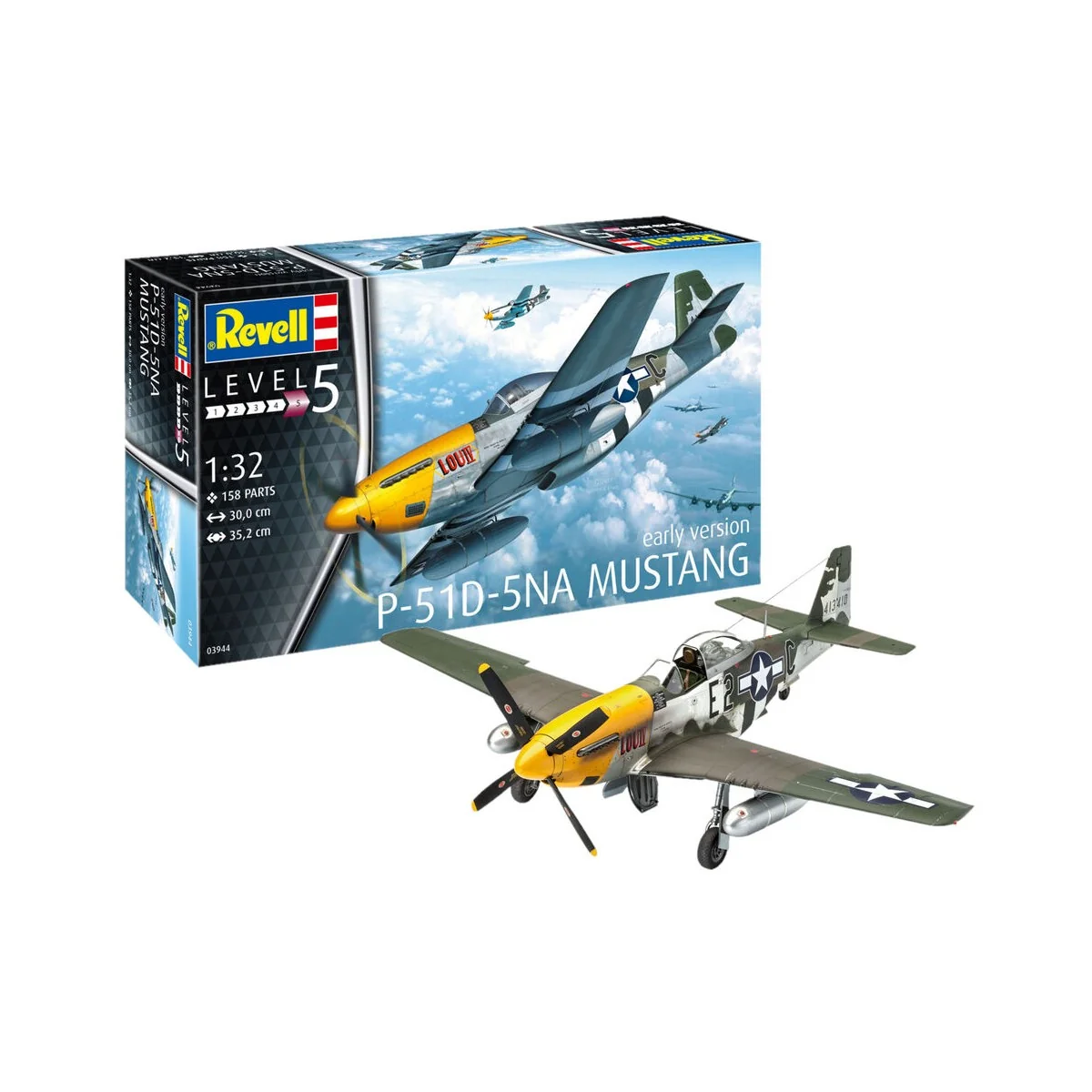 P-51D-5NA Mustang (early version, 1/32 - Revell 03944