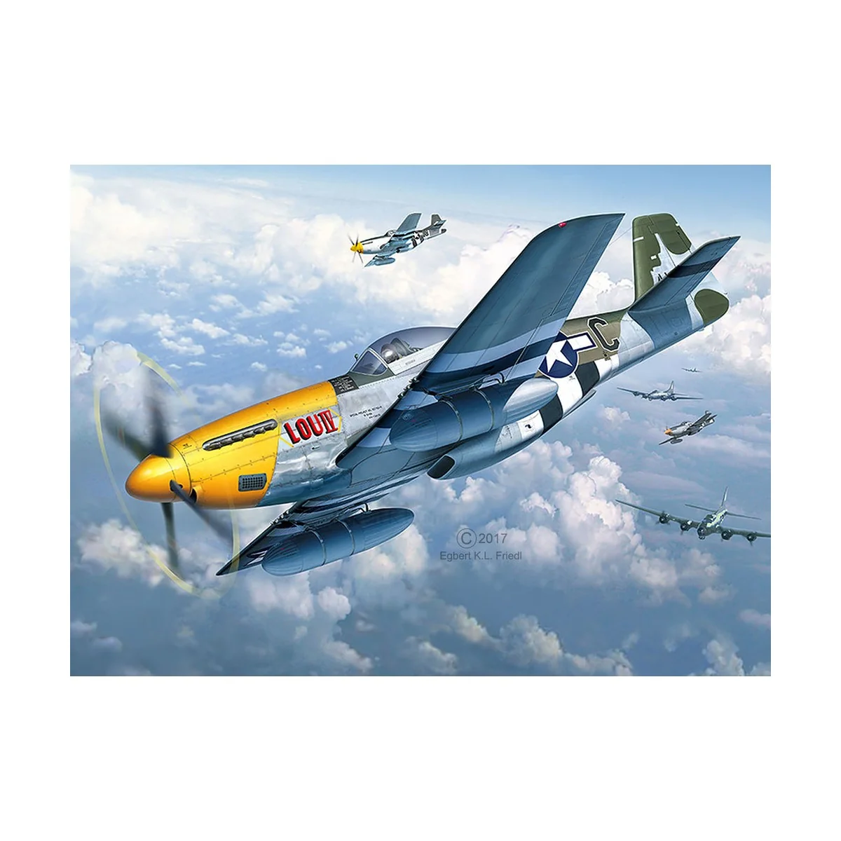 P-51D-5NA Mustang (early version, 1/32 - Revell 03944