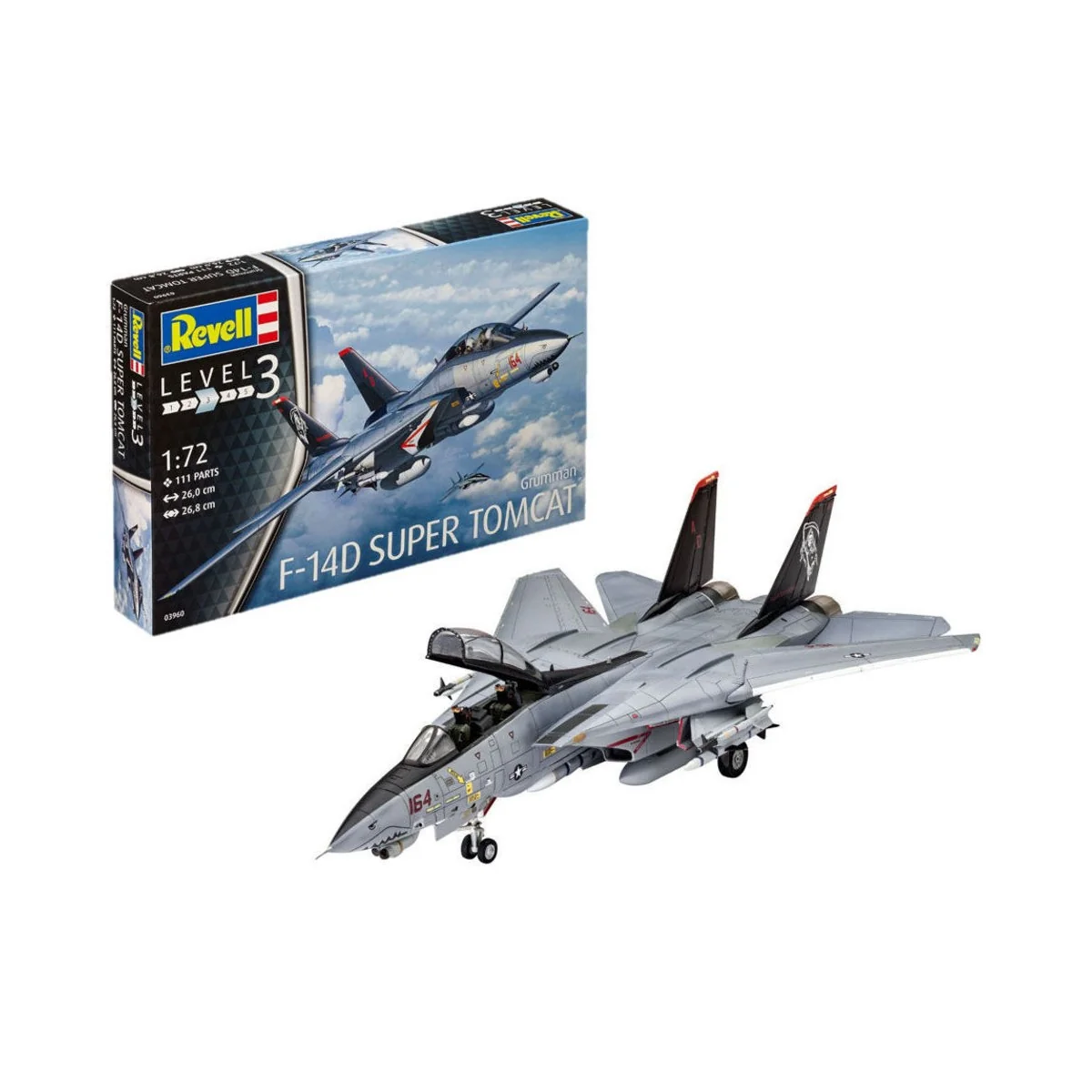 Grumman F-14D Super Tomcat, 1/72 - Revell 03960