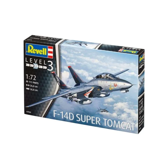 Grumman F-14D Super Tomcat, 1/72 - Revell 03960