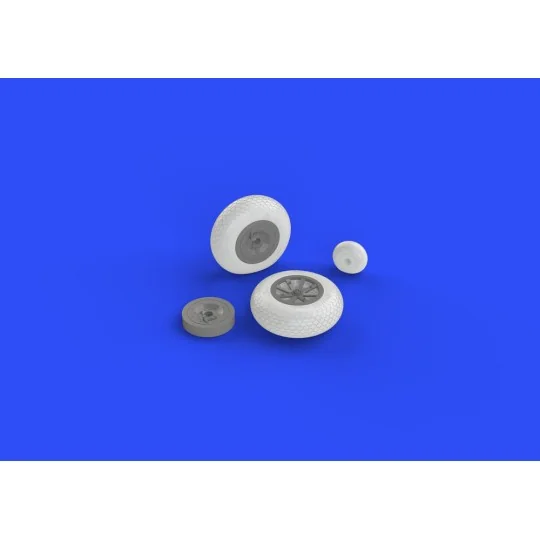 P-40 wheels w/pattern for Hasegawa, 1/32 - Eduard Accessories 632080