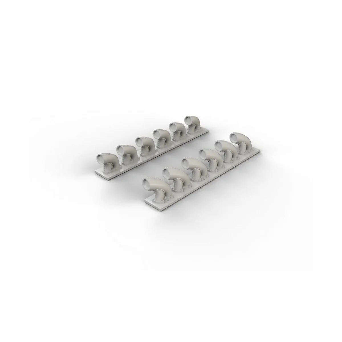 P-39Q/N exhaust stacks for KittyHawk - Eduard Accessories 632081