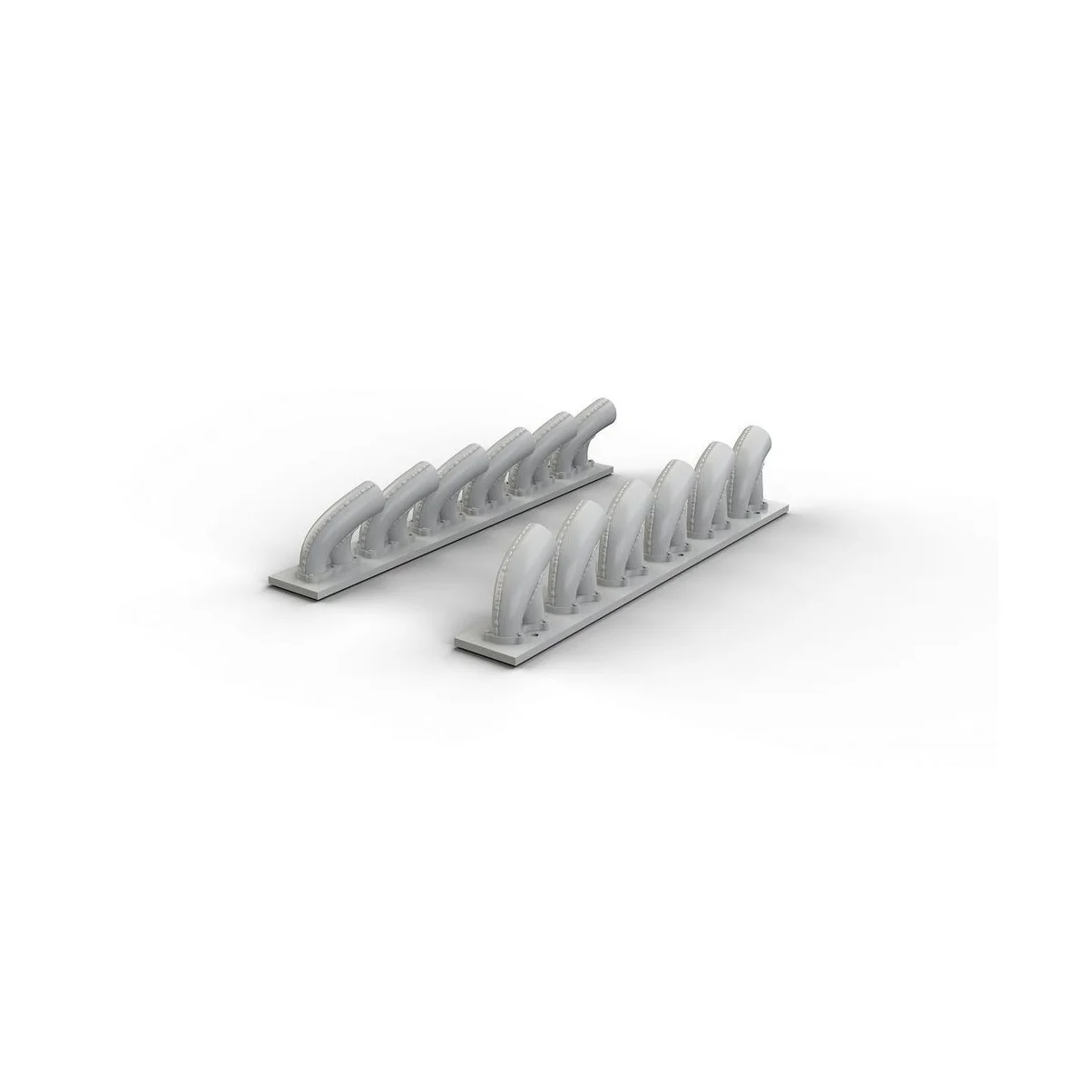 P-39Q/N exhaust stacks for KittyHawk, 1/32 - Eduard Accessories 632081