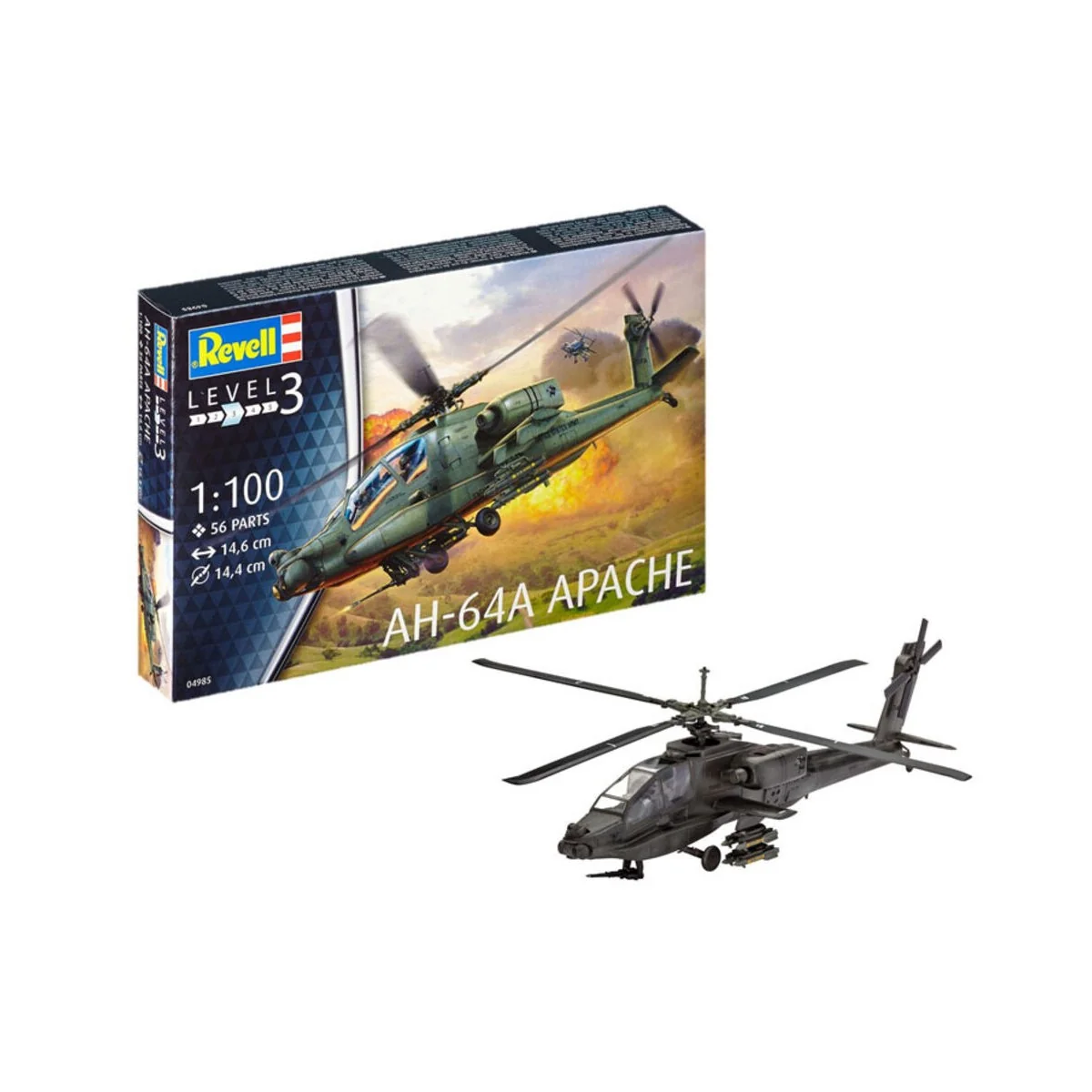 AH-64A Apache, 1/100 - Revell 04985