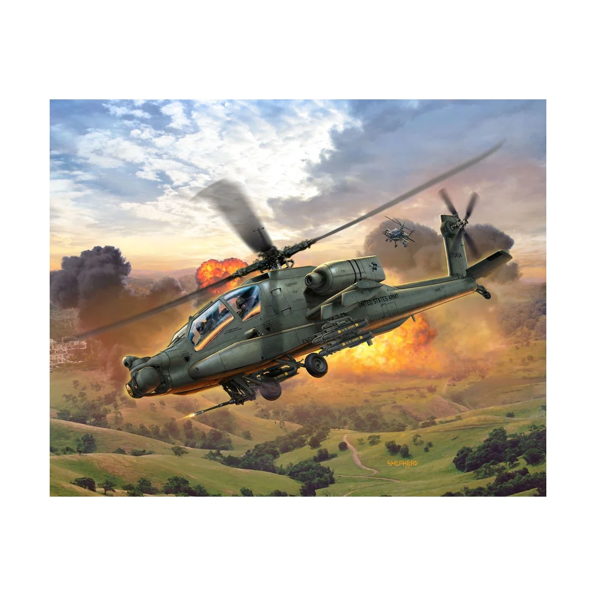 AH-64A Apache, 1/100 - Revell 04985
