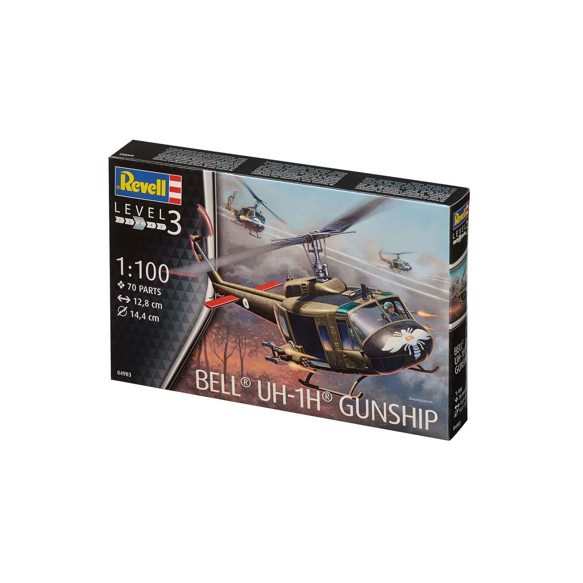 Bell UH-1H Gunship, 1/100 - Revell 04983
