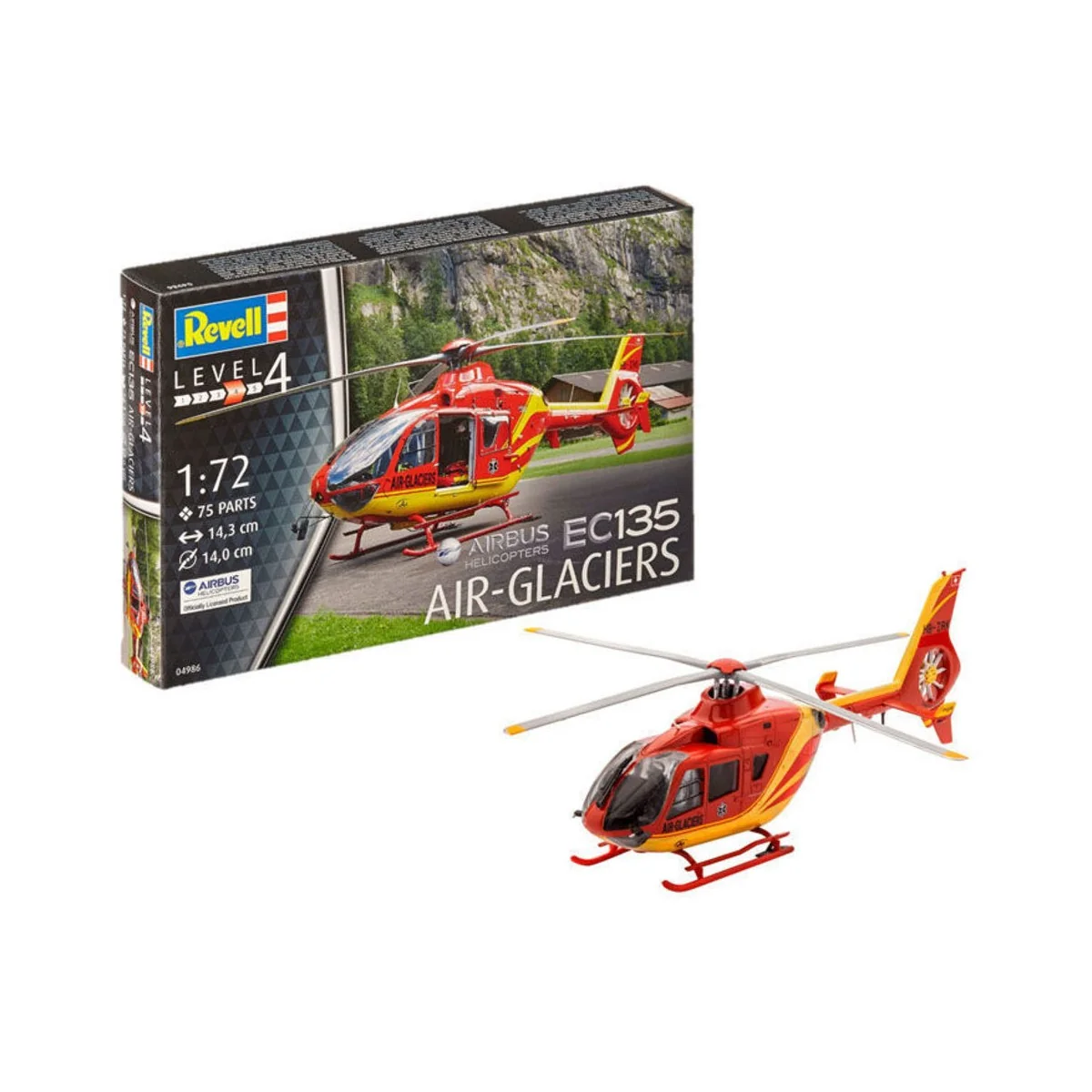 EC135 AIR-GLACIERS, 1/72 - Revell 04986