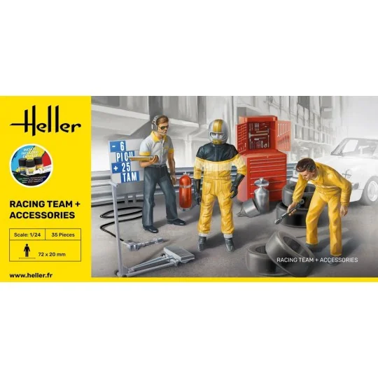 STARTER KIT Racing Team, 1/24 - Heller 58750 STARTER KIT Racing Team, 1/24 - Heller 58750