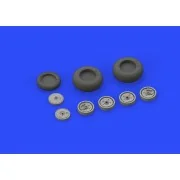 Me 262 wheels for Revell - Eduard Accessories 632100