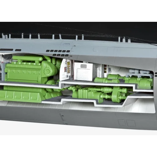 U-Boot Typ XXI U 2540 &Interieur, 1/144 - Revell 05078