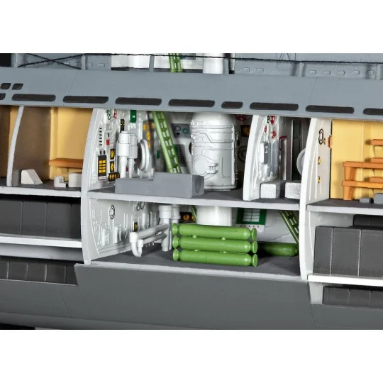 U-Boot Typ XXI U 2540 &Interieur, 1/144 - Revell 05078