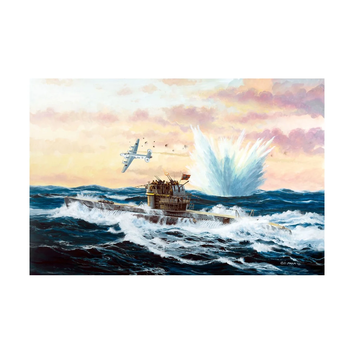 German Submarine Type VII C/41, 1/350 - Revell 05154