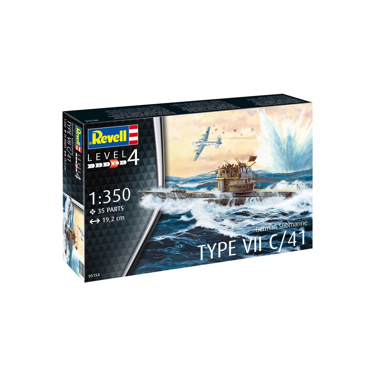 German Submarine Type VII C/41, 1/350 - Revell 05154