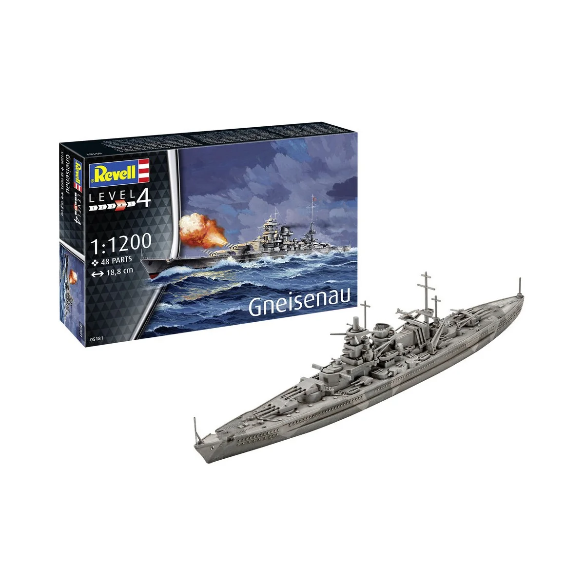 Gneisenau, 1/1200 - Revell 05181