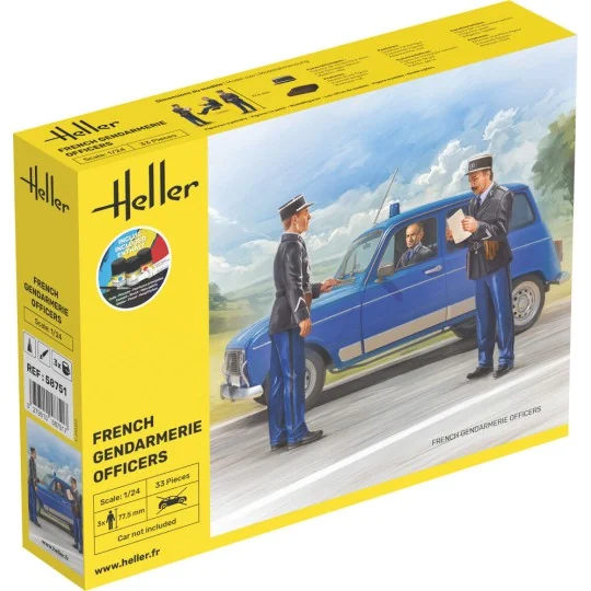 STARTER KIT French Gendarmerie Officers - Heller 58751