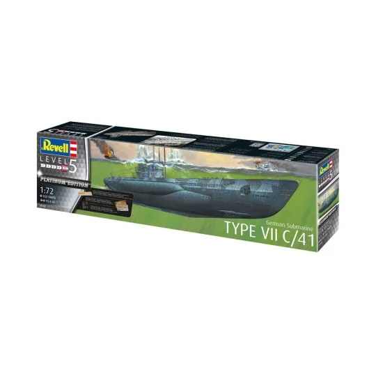 German Submarine Type VII C/41, 1/72 - Revell 05163