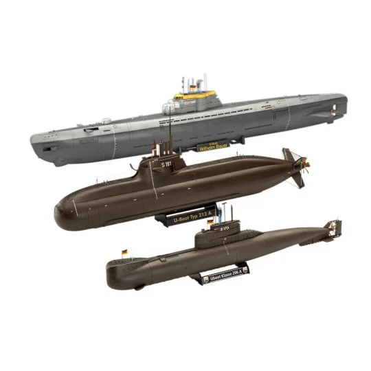70 Jahre Bundeswehr:Wilhelm Bauer, Type 206A, Class2, 1/144 - Revel...