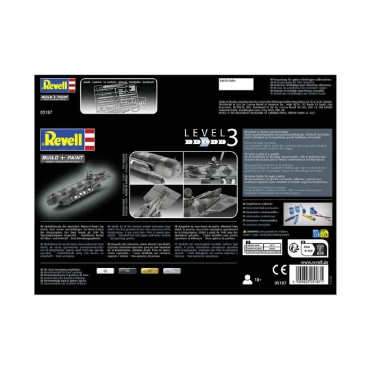 German Midget Submarine Type Molch, 1/72 - Revell 05187
