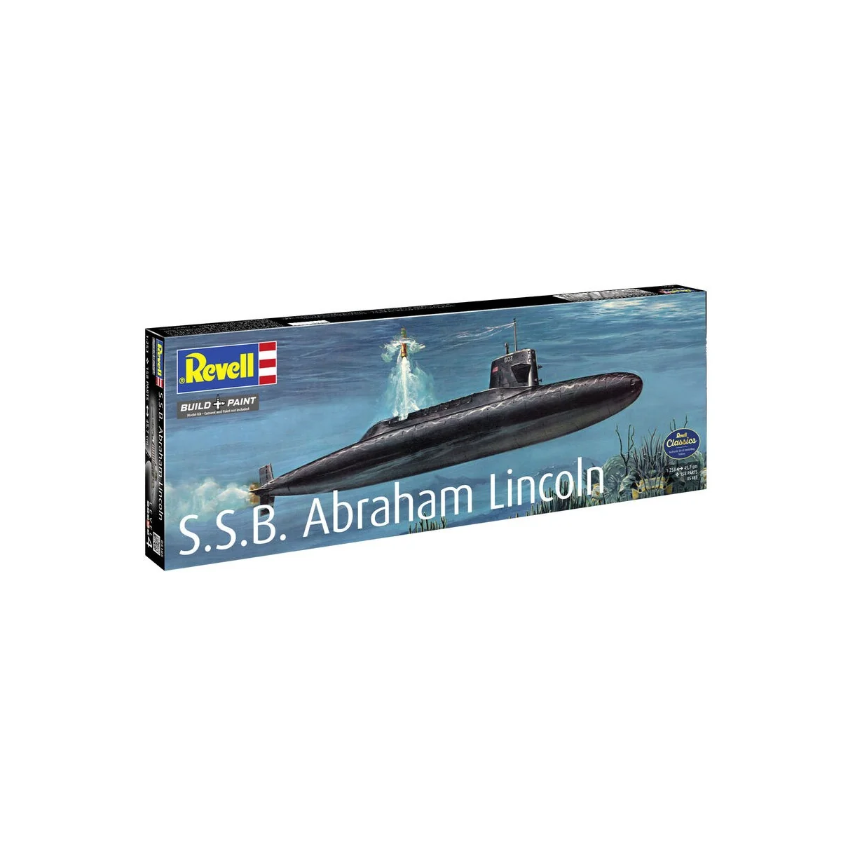 S.S.B. Abraham Lincoln with Interior, 1/253 - Revell 05185