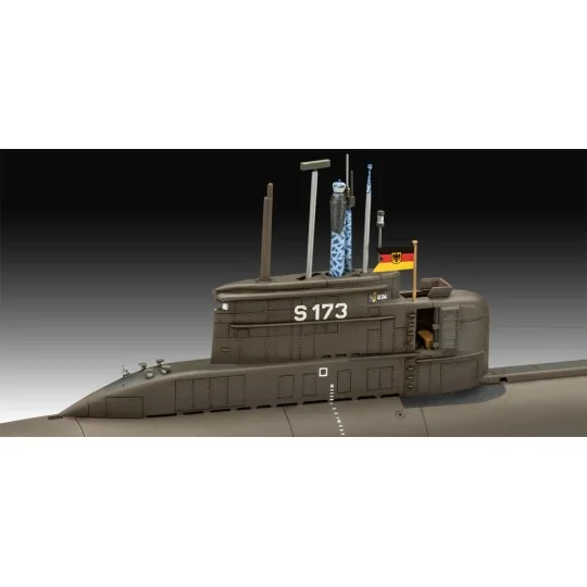 70 Jahre Bundeswehr:Wilhelm Bauer, Type 206A, Class2, 1/144 - Revel...