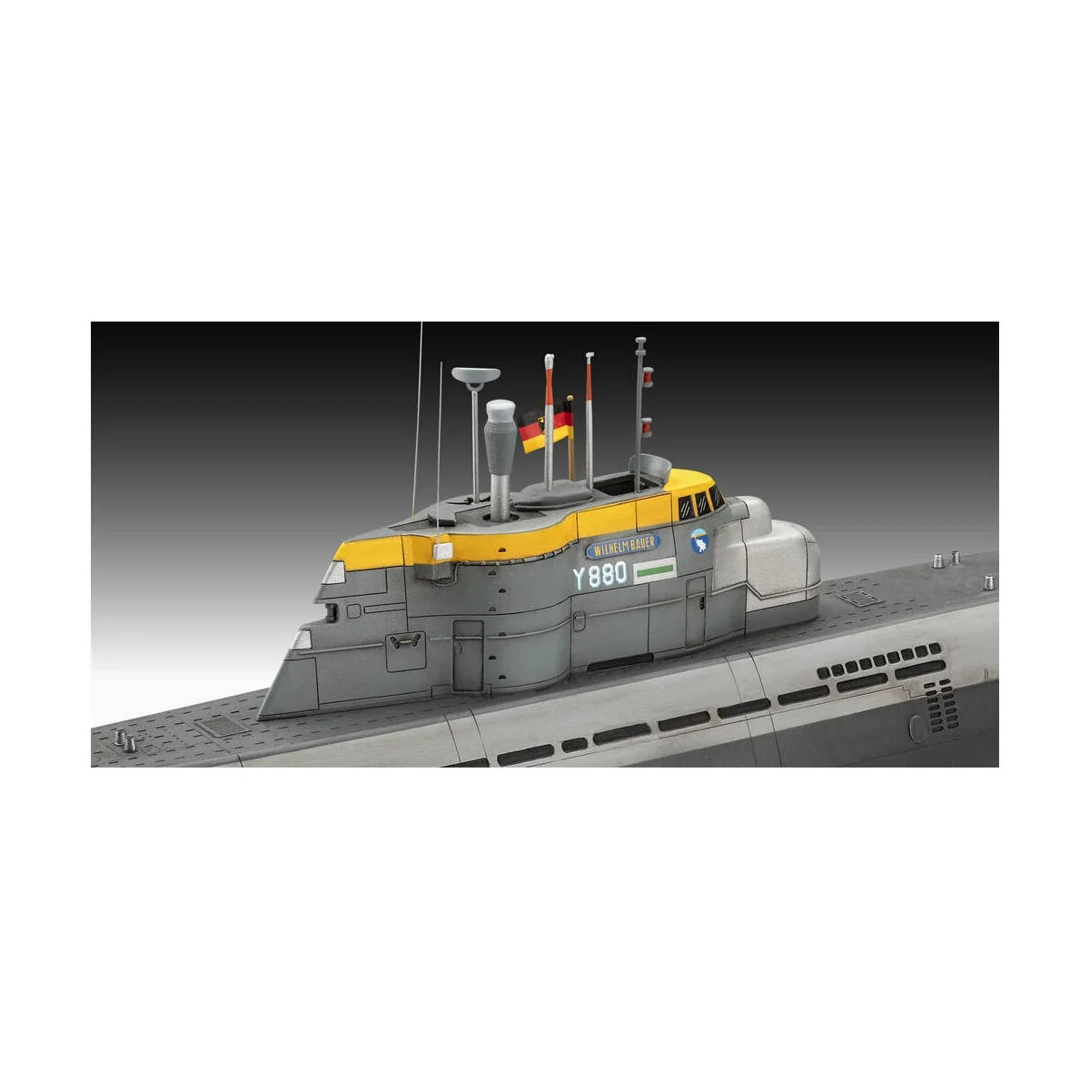 70 Jahre Bundeswehr:Wilhelm Bauer, Type 206A, Class2, 1/144 - Revel...