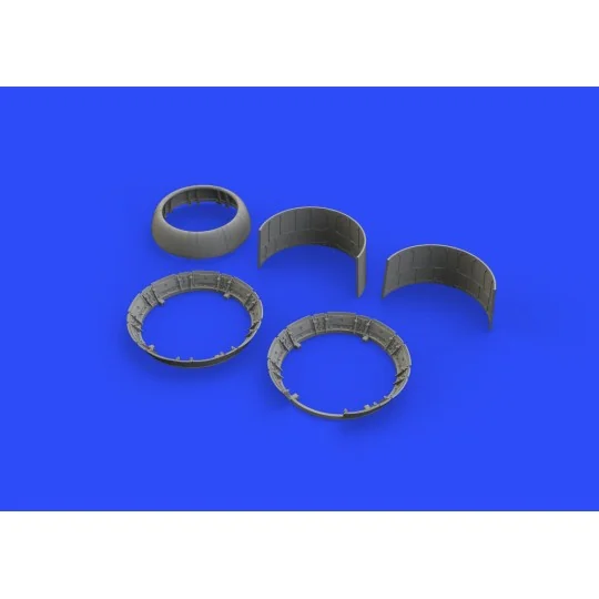 F4U-1 cowling w/alternate cooling flaps for Tamiya - Eduard Accesso...