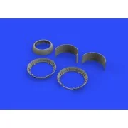 F4U-1 cowling w/alternate cooling flaps for Tamiya - Eduard Accesso...