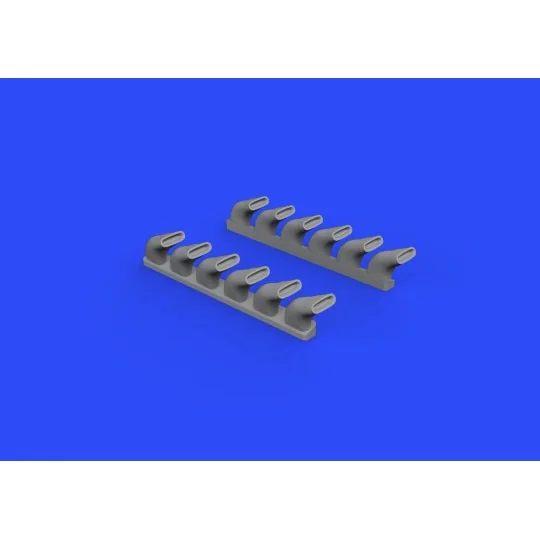 Spirfire Mk.IX exhaust stack-fishtail for Revell - Eduard Accessori...