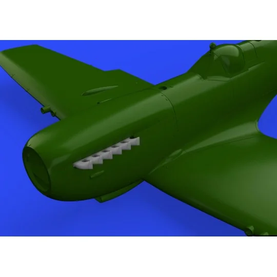 Spirfire Mk.IX exhaust stack-fishtail for Revell, 1/32 - Eduard Acc...