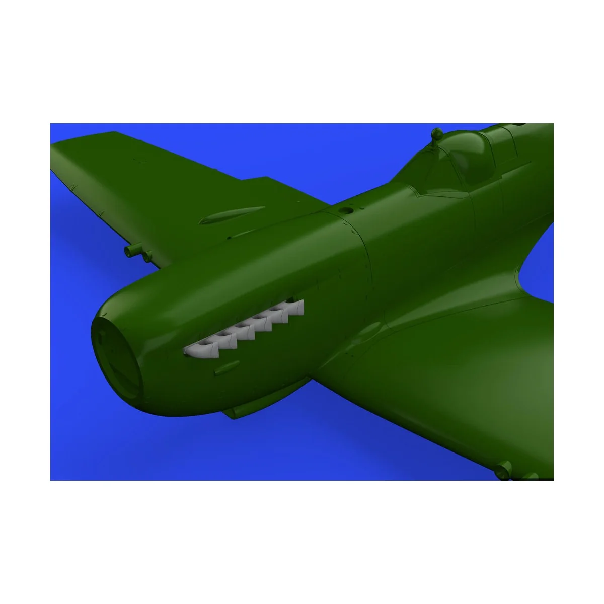 Spirfire Mk.IX exhaust stack-fishtail for Revell - Eduard Accessori...