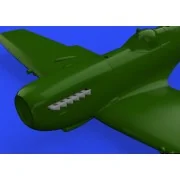Spirfire Mk.IX exhaust stack-fishtail for Revell, 1/32 - Eduard Acc...
