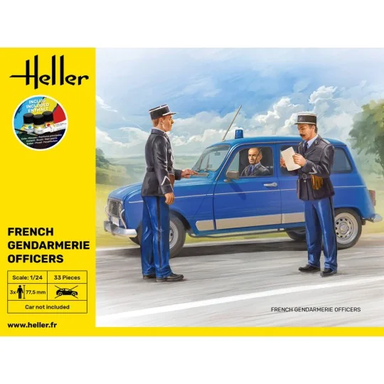 STARTER KIT French Gendarmerie Officers, 1/24 - Heller 58751