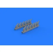 P-51D exhaust stacks for Revell - Eduard Accessories 632118