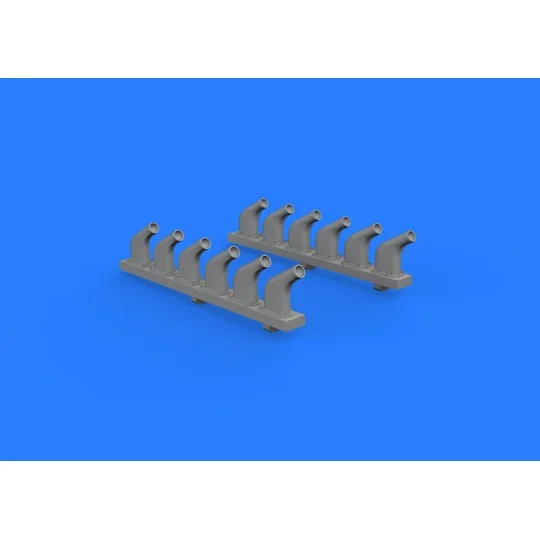 P-51D exhaust stacks for Revell - Eduard Accessories 632118