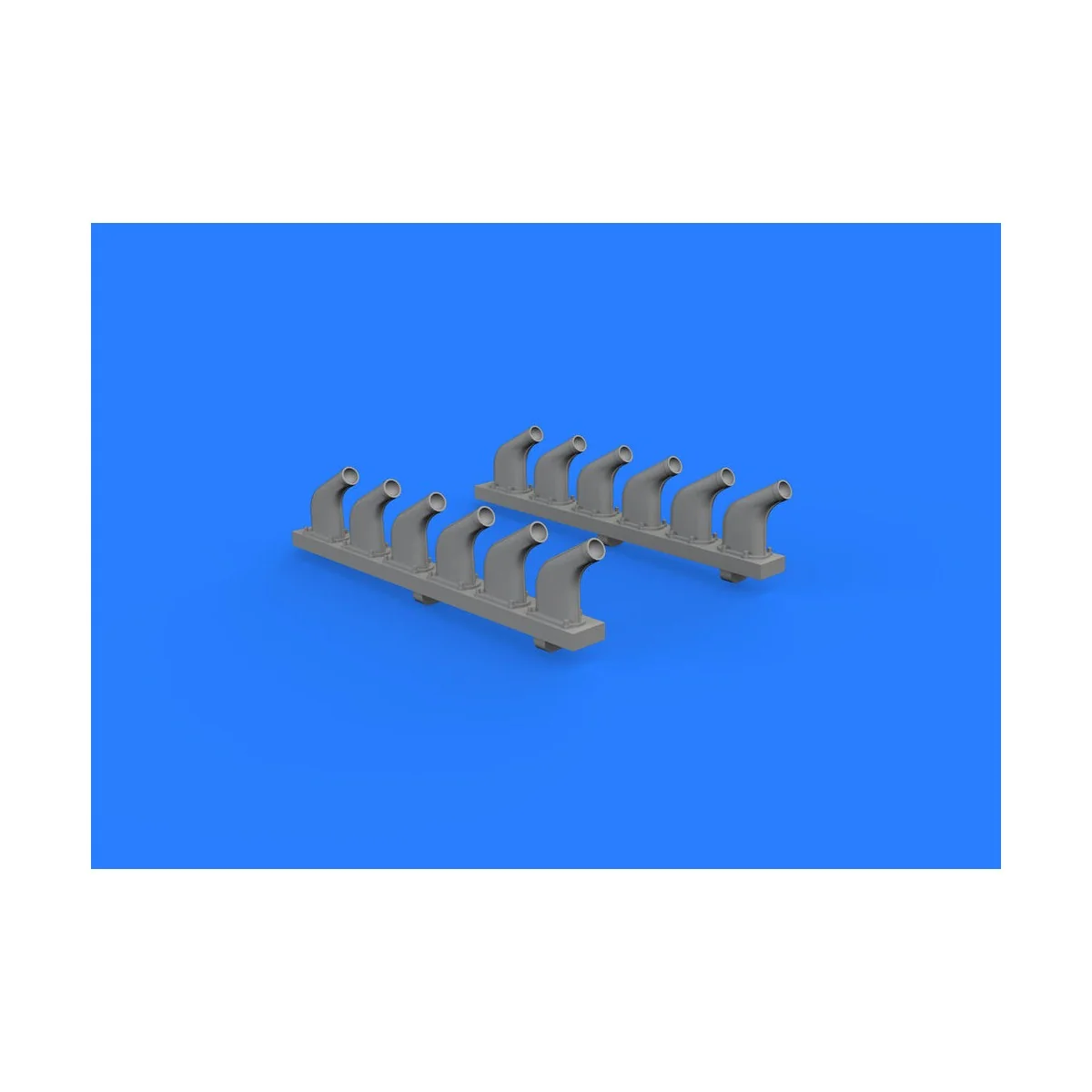 P-51D exhaust stacks for Revell - Eduard Accessories 632118