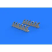 P-51D exhaust stacks for Revell - Eduard Accessories 632118