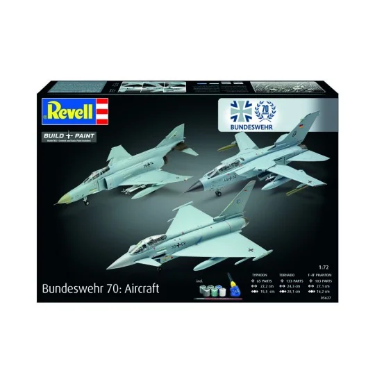 Geschenkset 70 Jahre Bundeswehr: Airplanes, 1/72 - Revell 05627