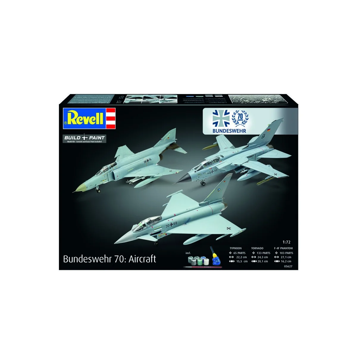 Geschenkset 70 Jahre Bundeswehr: Airplanes, 1/72 - Revell 05627