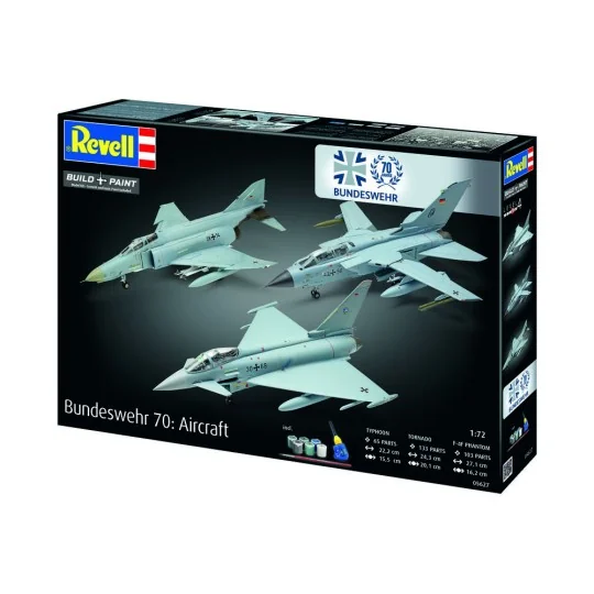 Geschenkset 70 Jahre Bundeswehr: Airplanes, 1/72 - Revell 05627