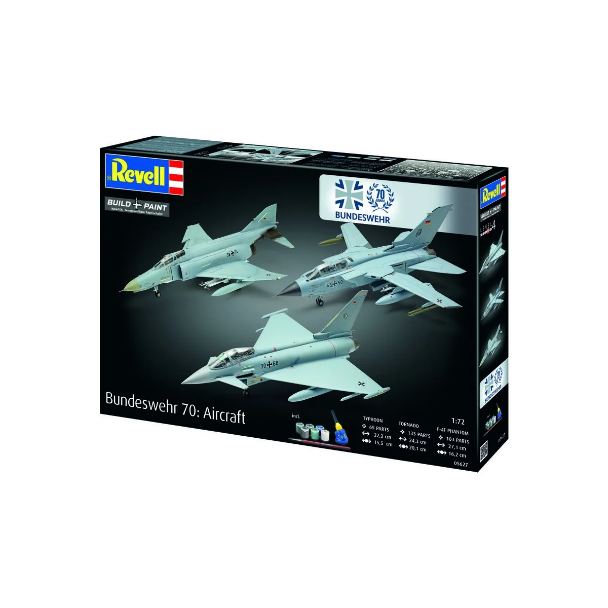 Geschenkset 70 Jahre Bundeswehr: Airplanes, 1/72 - Revell 05627