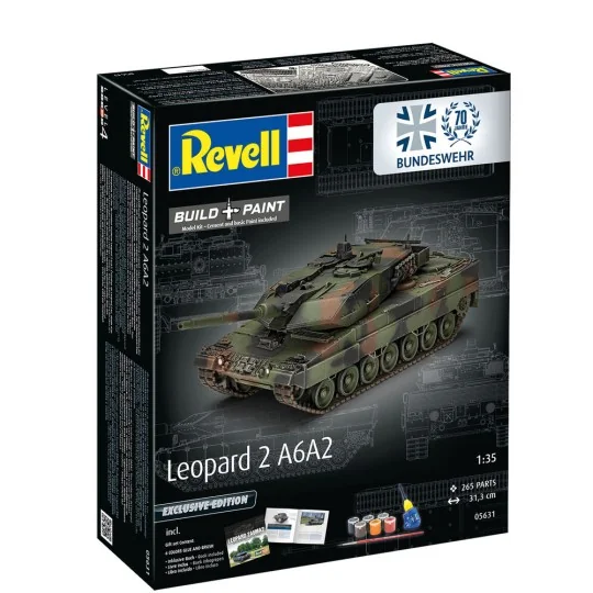 70 Jahre Bundeswehr: Leopard 2 A6A2 Exclusive Edi, 1/35 - Revell 05631
