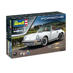 50 Years of Porsche 911 G-Model (Cabriolet), 1/24 - Revell 05646 2